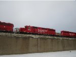 CP 5102 in the Snow
